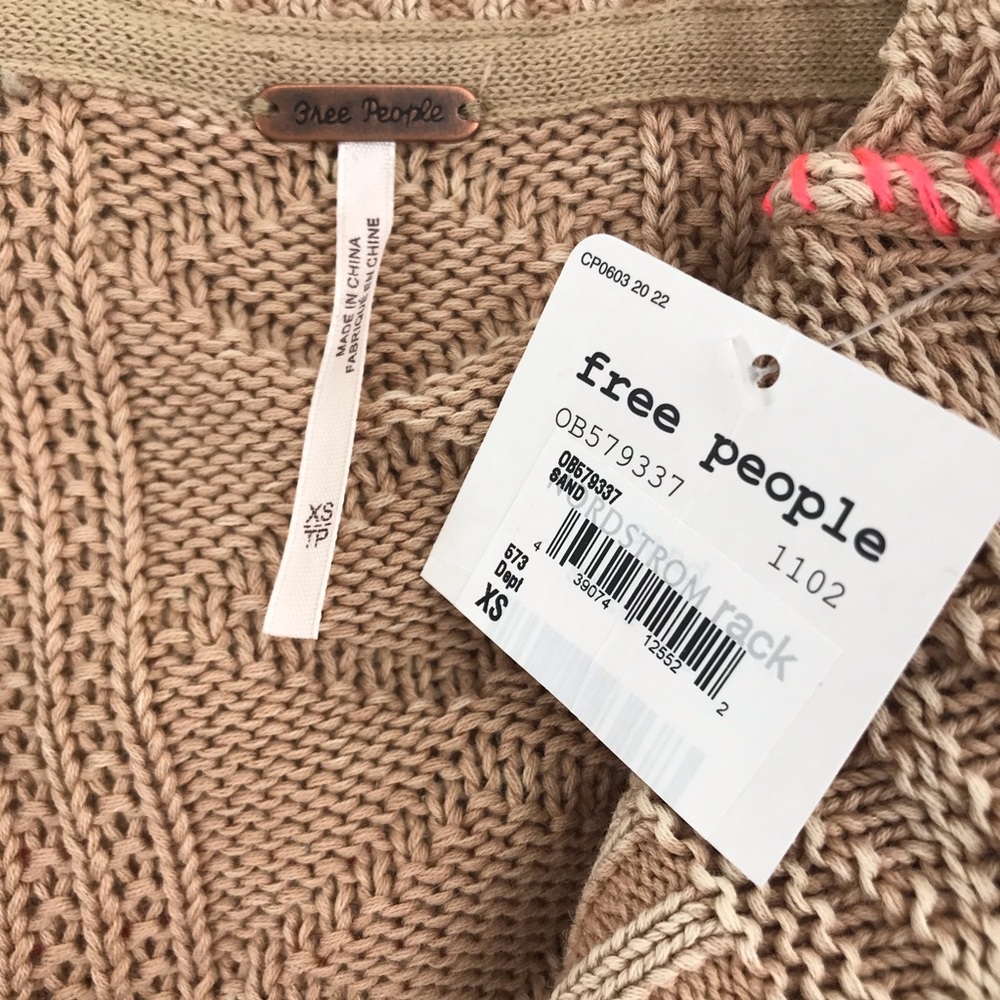 Free People All Washed Up Cardigan NWT - Picture 6 of 7